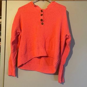 medium american eagle pink sweater
